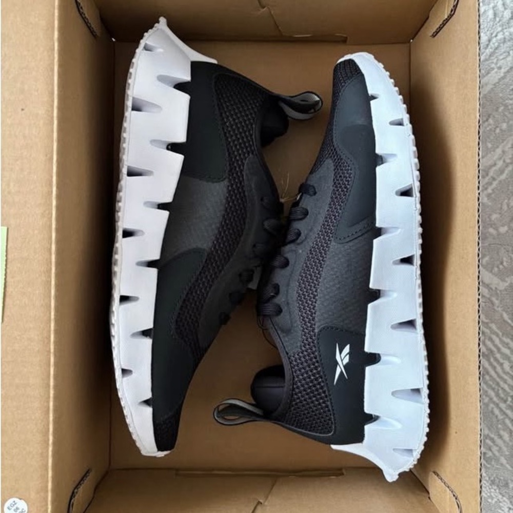 Reebok Black and White Sneakers
